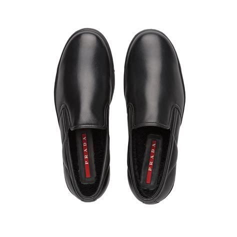 Prada slip on sneakers men